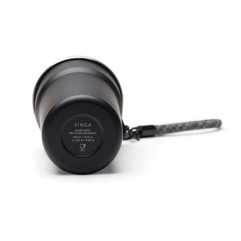 VINGA Parks Becher aus RCS Stainles Steel, 4 Stück, 250ml