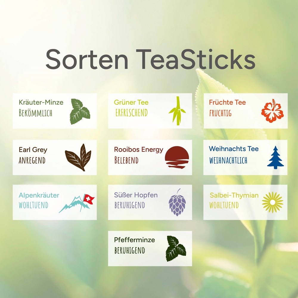 TeaStick - Kräuter Rooibos-Minze - Individ. Design