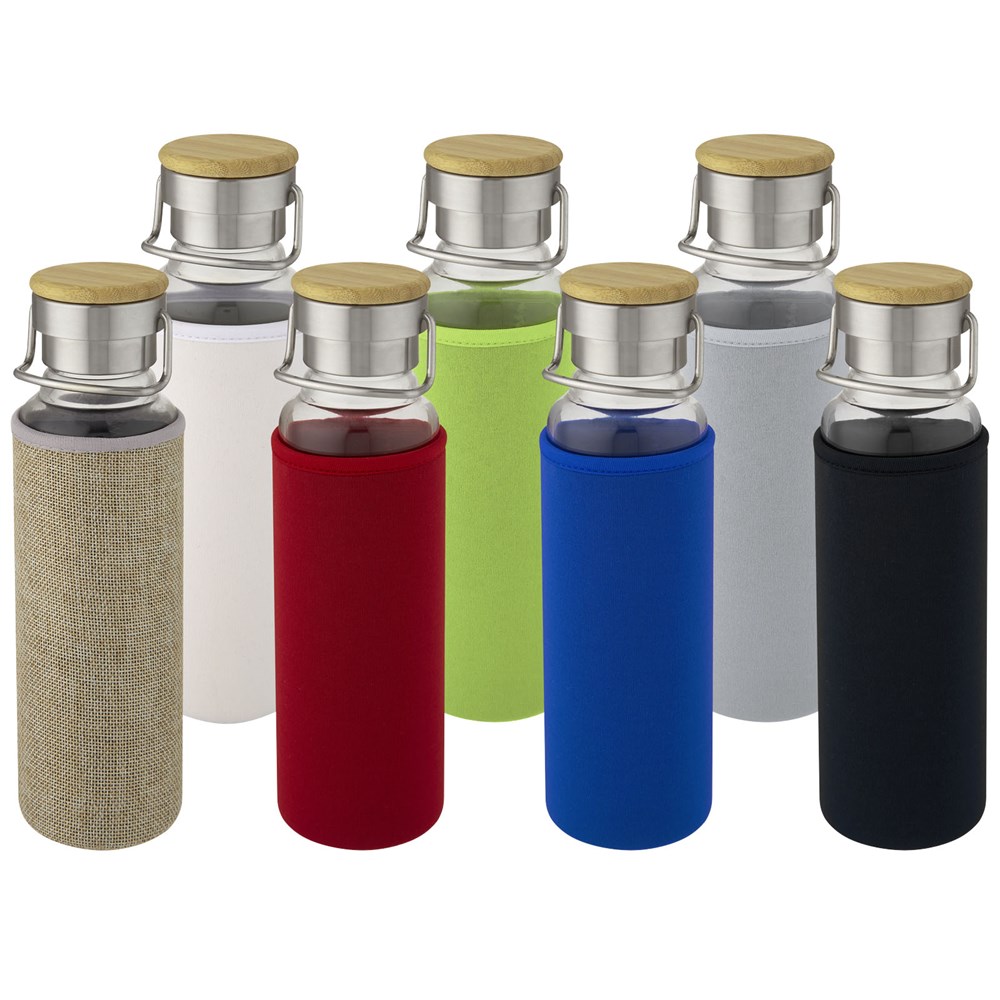 Thor 660 ml Glasflasche mit Neoprenhülle
