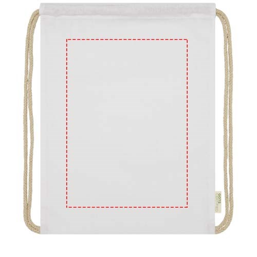 Orissa 140 g/m² Turnbeutel aus Bio-Baumwolle 5L