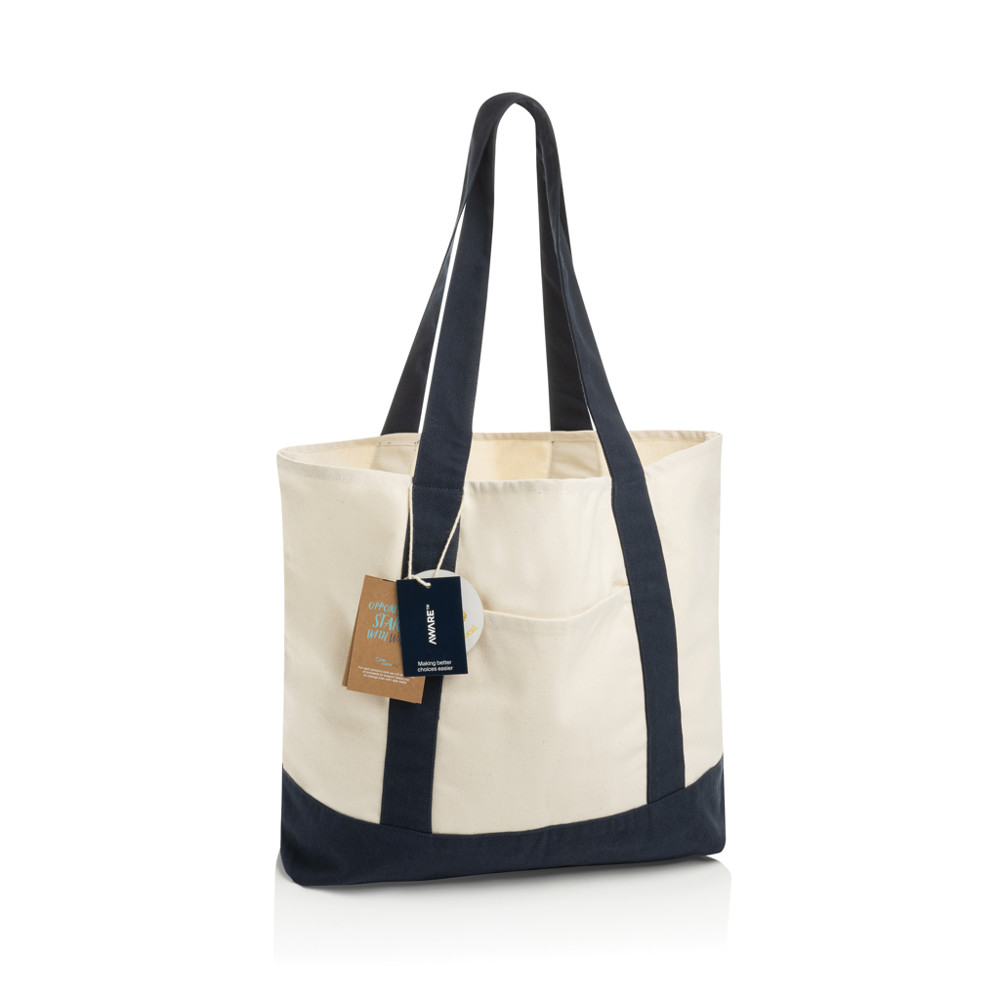 SHOP LOCAL AWARE™ Tasche aus recycelter Baumwolle, 350g/m²