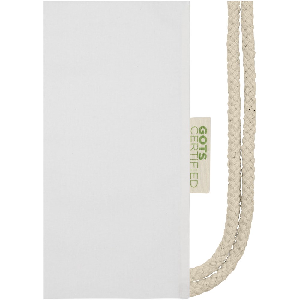 Orissa 140 g/m² Turnbeutel aus Bio-Baumwolle 5L