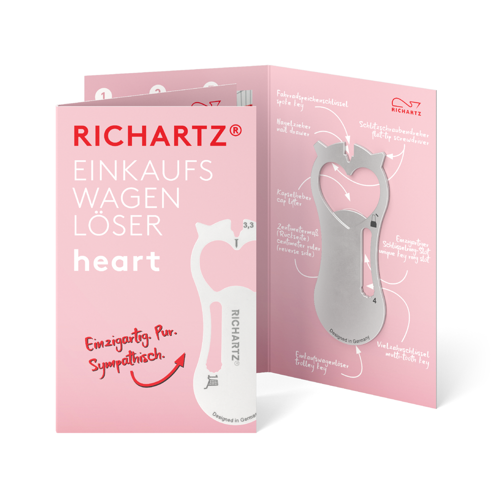 RICHARTZ® EINKAUFSWAGENLÖSER heart